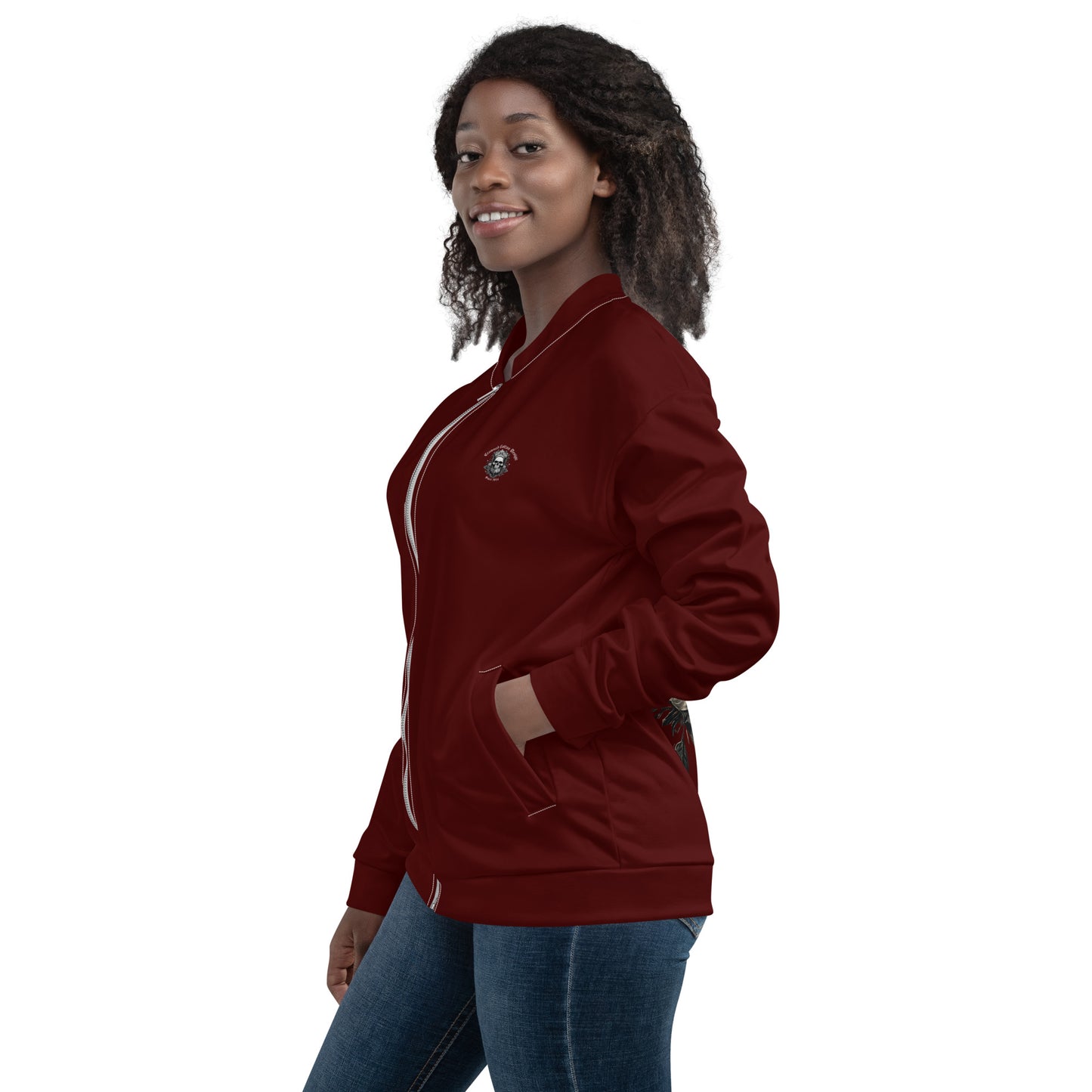 Unisex Bomber Jacket - Queen of Fitness