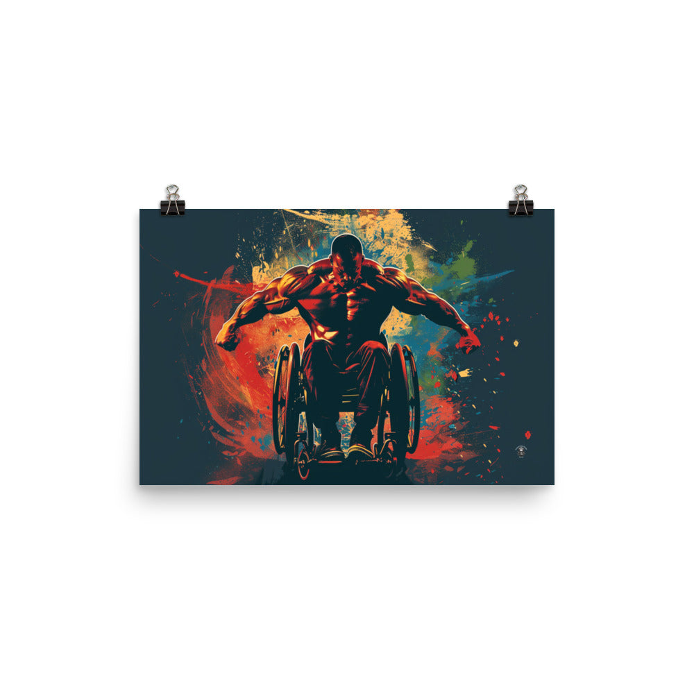 Poster Strength Unbound-Wheelchair Bodybuilder