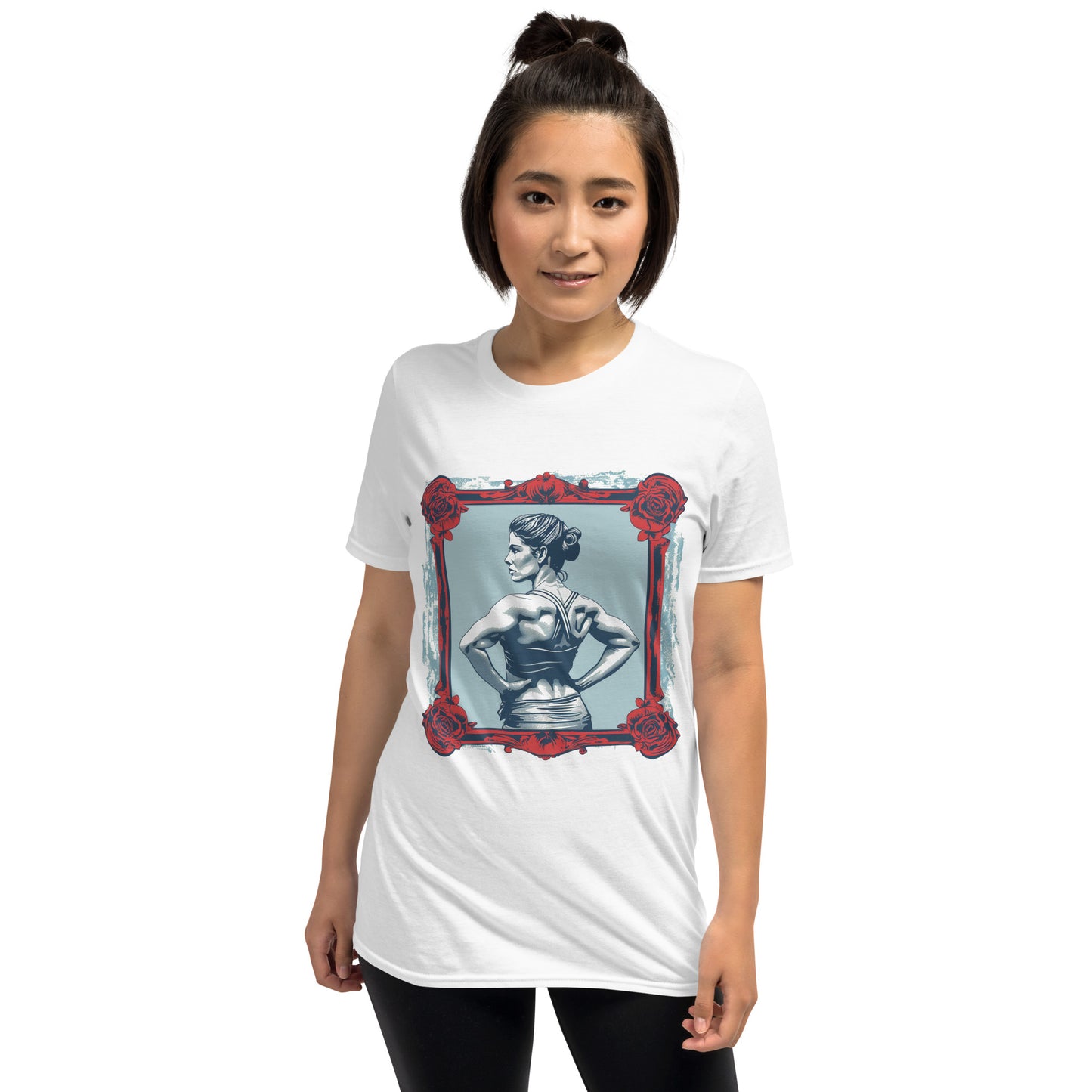 Unisex T-Shirt Vintage Female Fitness Athlete Victorian Grace