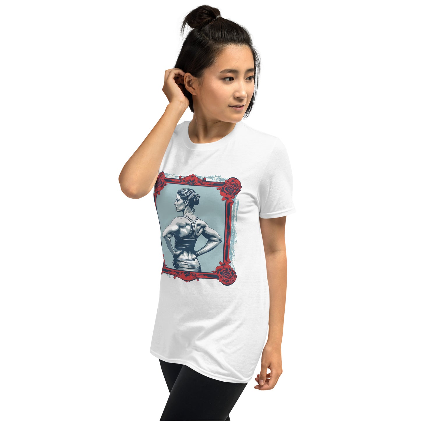 Unisex T-Shirt Vintage Female Fitness Athlete Victorian Grace