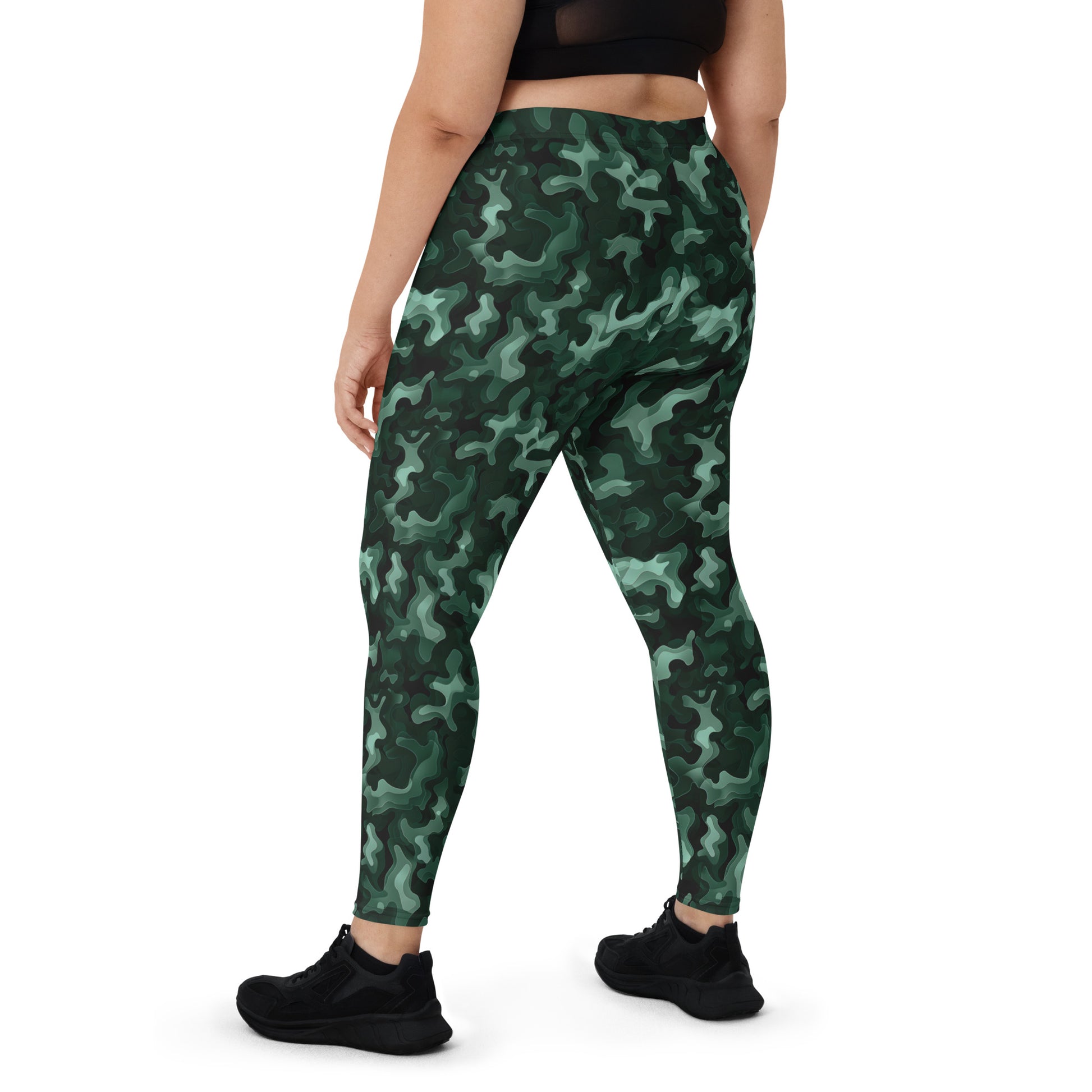 Leggings: Green Camo