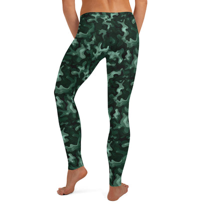 Leggings: Green Camo