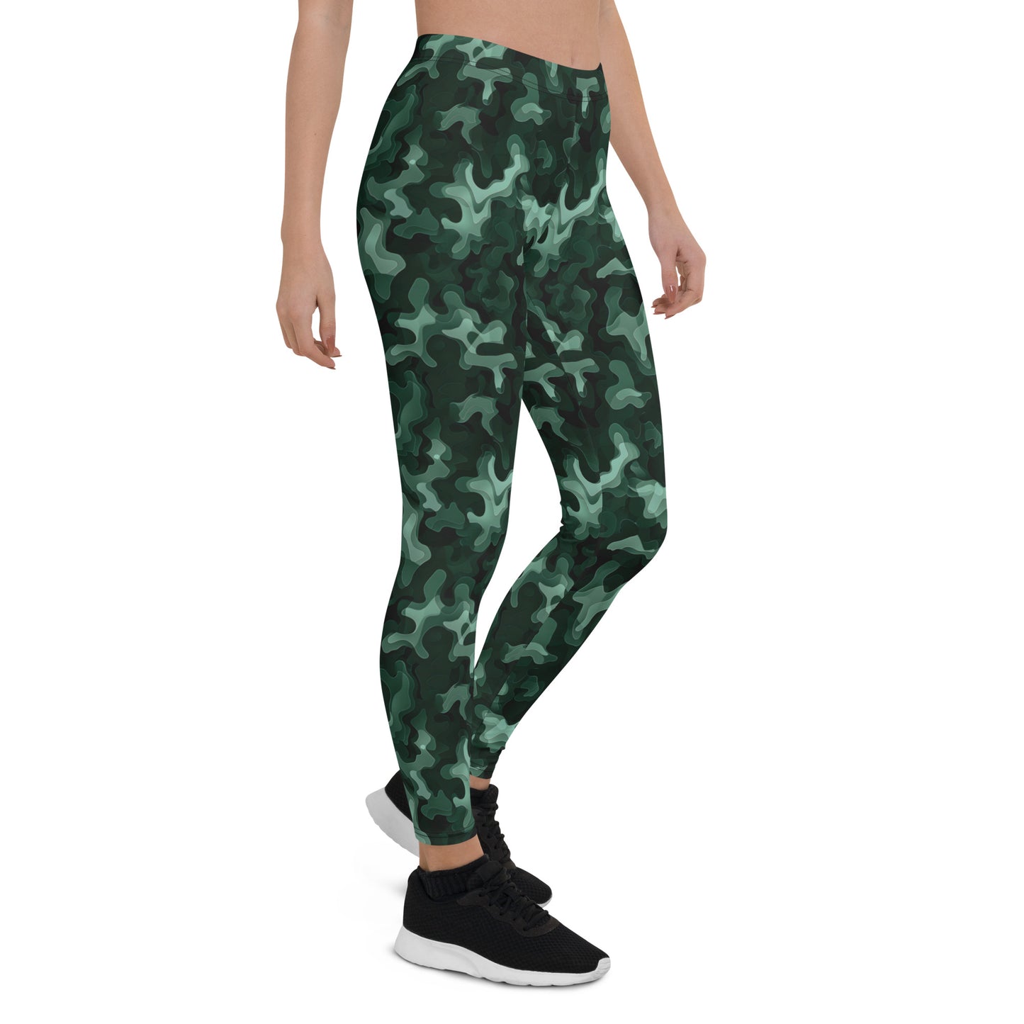 Leggings: Green Camo