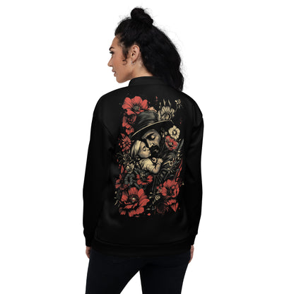 Unisex Bomber Jacket - Latino Strength