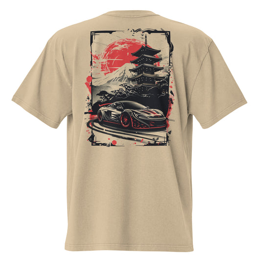 Oversized faded t-shirt - Cultural Velocity