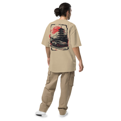 Oversized faded t-shirt - Cultural Velocity