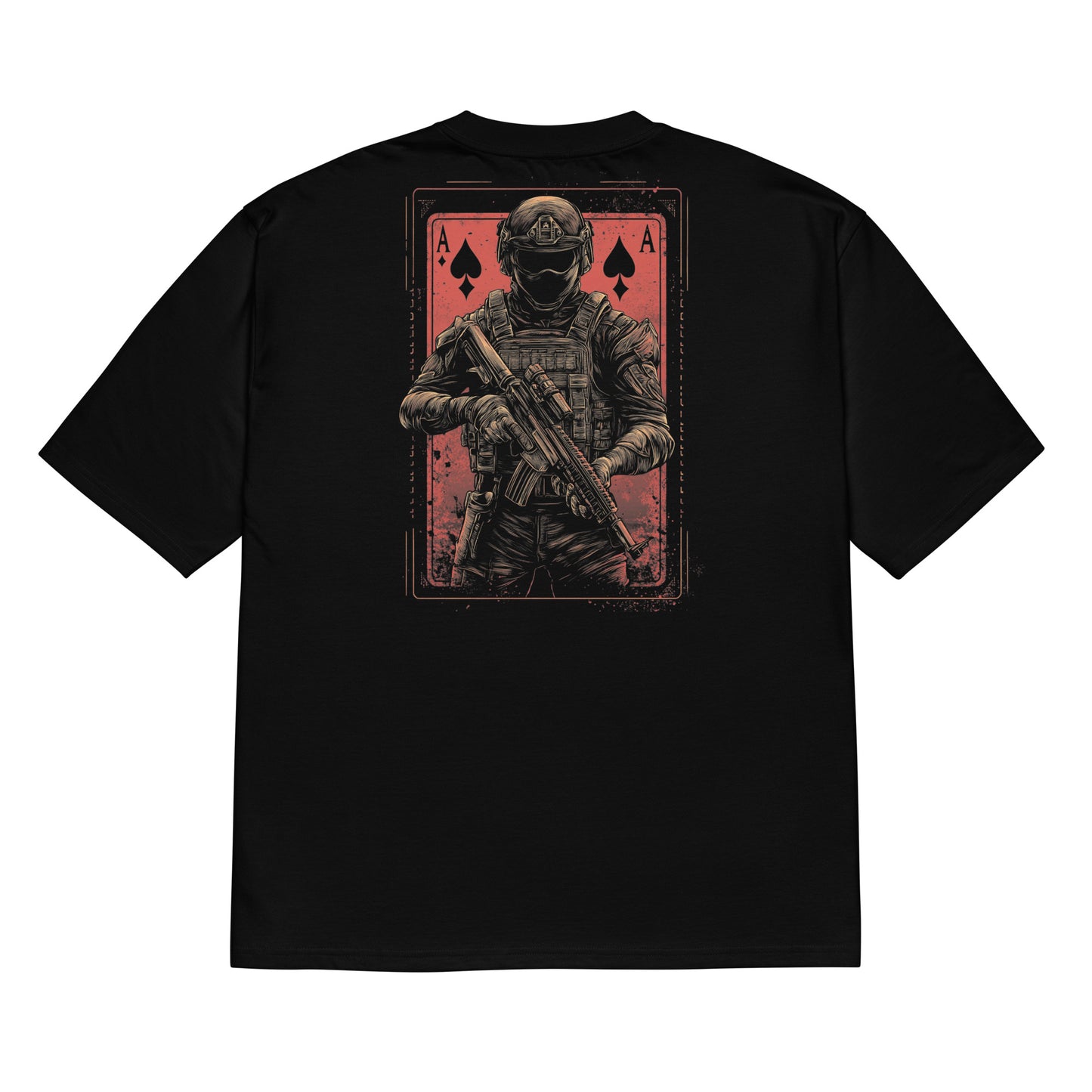 Oversized heavyweight t-shirt - Ace of Valour