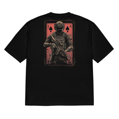 Oversized heavyweight t-shirt - Ace of Valour