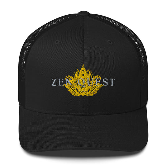 Zen Quest Trucker Cap: Find Serenity, Explore Inner Peace