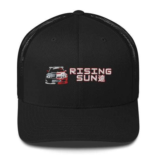 Rising Sun Motorsport Trucker Caps: Ignite Your Drive, Conquer Every Turn