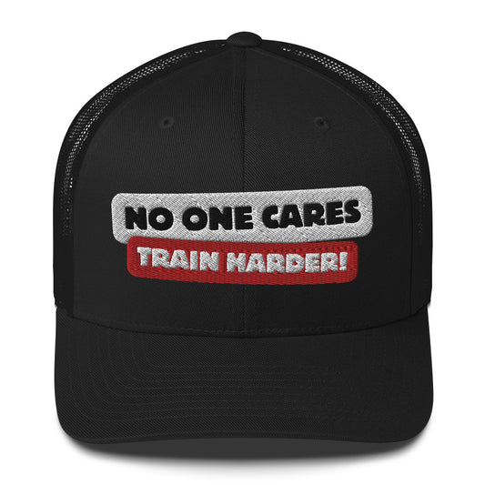 Train Harder Trucker Cap: Ignite Your Motivation, Dominate Your Workouts