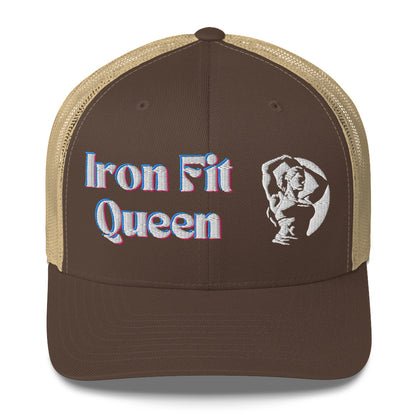 Trucker Cap Iron Fit Queen: Empower Your Fitness Journey with Style