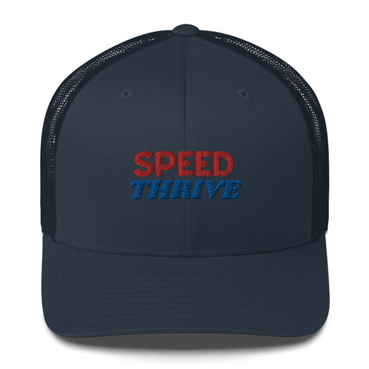 Speed Thrive Trucker Cap: Ride in Style, Drive with Passion