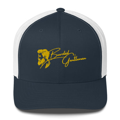 Trucker Cap: Bearded Gentleman