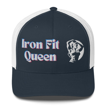 Trucker Cap Iron Fit Queen: Empower Your Fitness Journey with Style