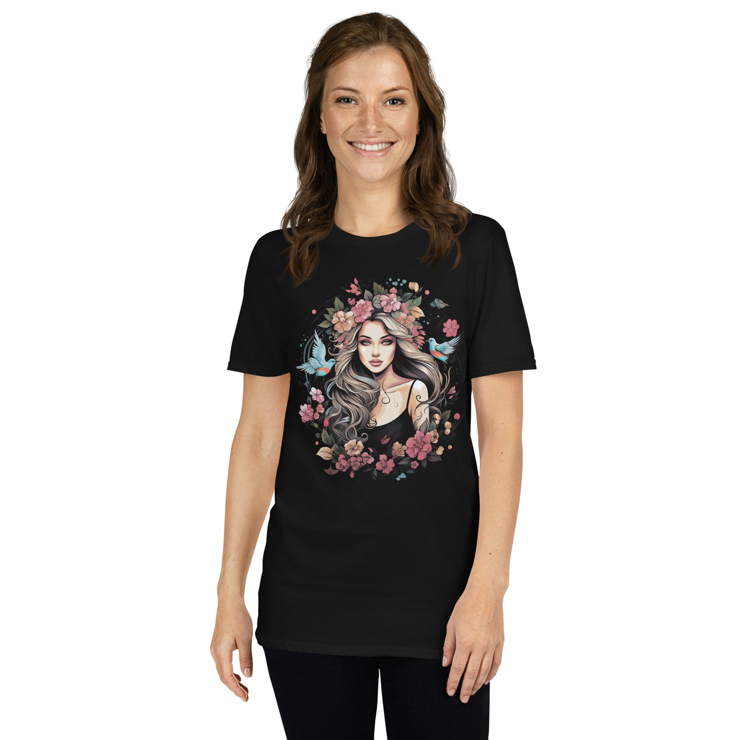 Unisex T-Shirt Floral Serenity 