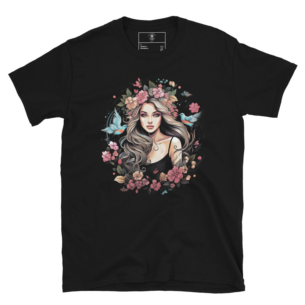 Unisex T-Shirt Floral Serenity 