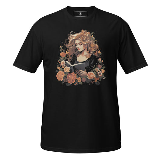 Floral Scholar: Strong Woman's Knowledge Journey Unisex T-Shirt