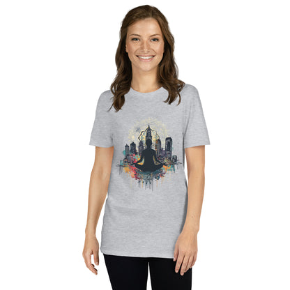 Unisex T-Shirt Urban Serenity: Cityscape Meditation