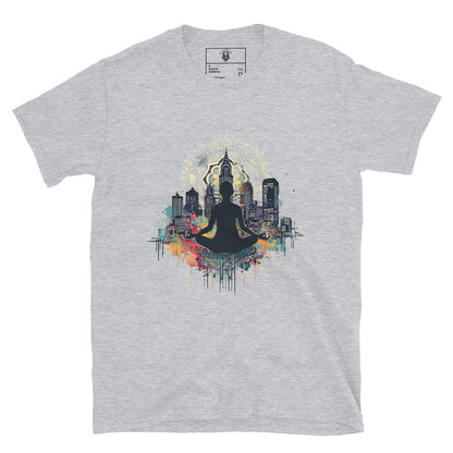 Unisex T-Shirt Urban Serenity: Cityscape Meditation