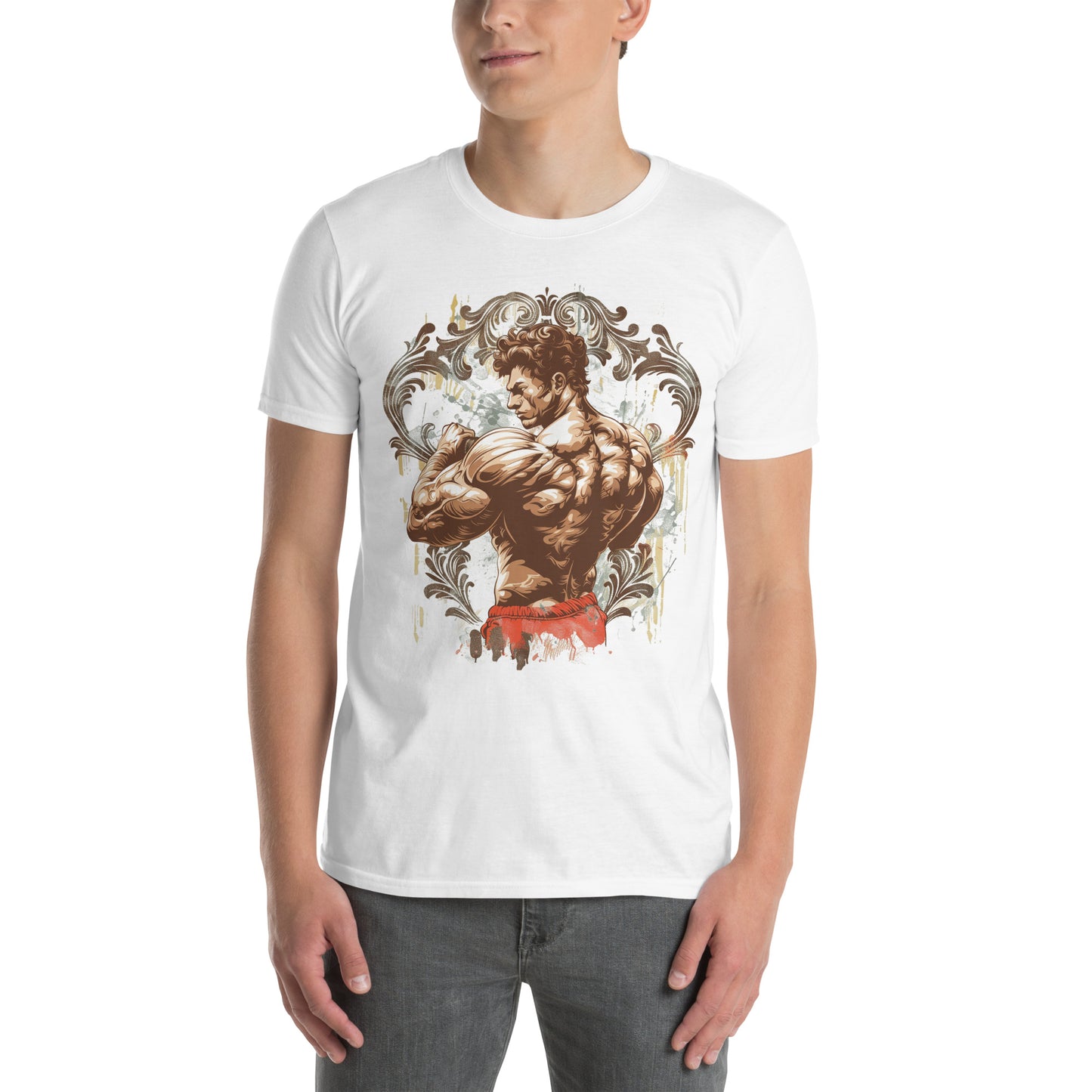 Unisex T-Shirt Victorian Strength : Vintage Bodybuilder