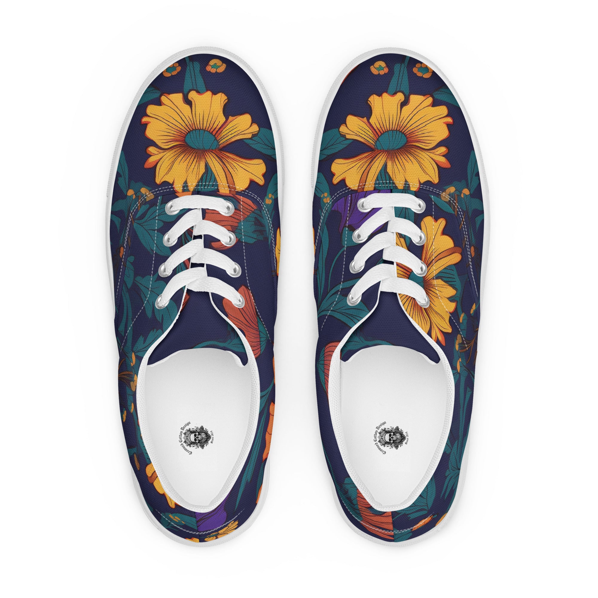 Crowned Cotton Women s Canvas Shoes Blossom Walk